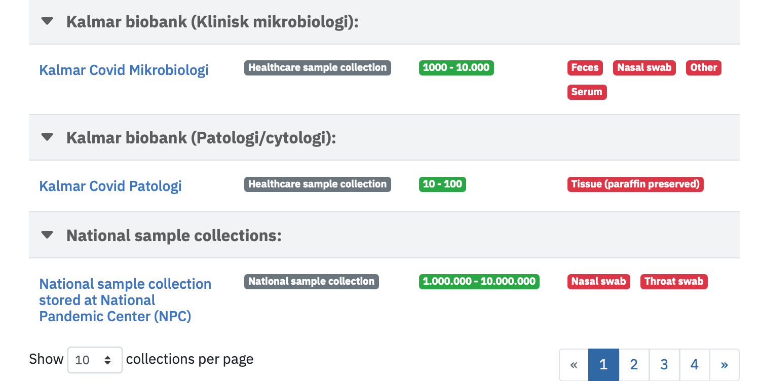 National COVID-19 biobank sample collection made available for research on the Portal