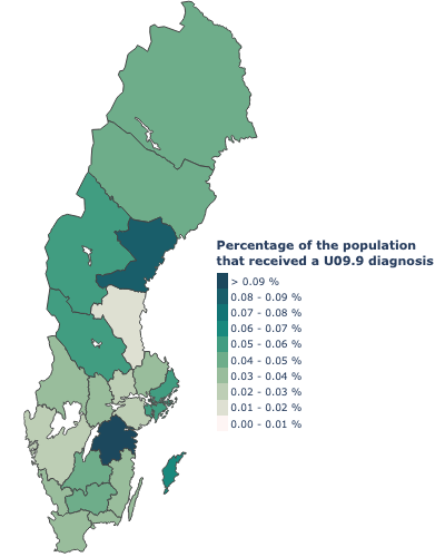 Statistics, information, and research about Post COVID-19 condition in Sweden now available on the Portal